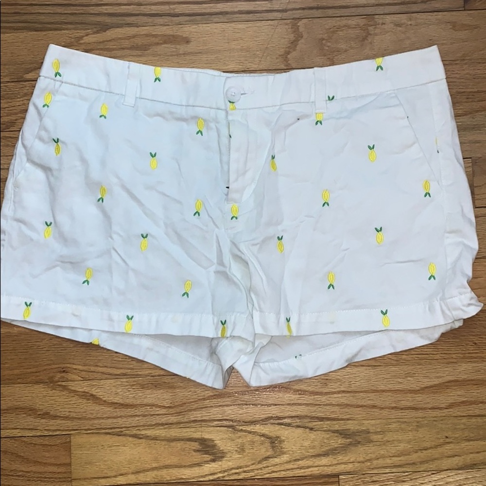 White Denim shorts